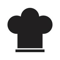 vector de sombrero de chef para presentación de icono de símbolo de sitio web