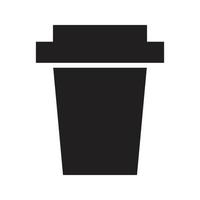 paper cup vector for website symbol icon presentation