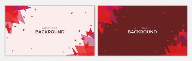 Abstract Backrgound pack. set of backround with simple shape and nice color vector