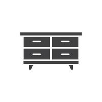 Cabinet vector for website presentation, symbol