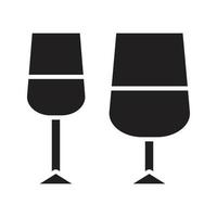 wine glass vector for website symbol icon presentation