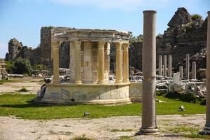 ruinas laterales en turquía foto