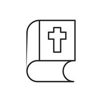 vector de la biblia para la presentación del icono del símbolo del sitio web