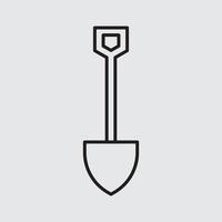 shovel vector for website symbol icon presentation