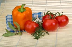 Tomato and pepper photo