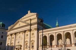 Warsaw, Poland. Saint Anne neoclassical church in Old Town quarter. UNESCO World Heritage Site. photo