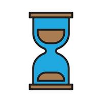 hourglass vector icon for website symbol presentation