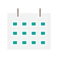 calendar icon vector for website symbol presentation