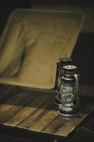 Lantern Light Outdoor Camping in the Evening photo