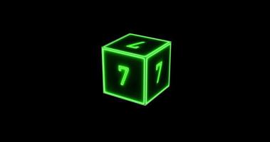 Cube countdown from 10 to 1 video
