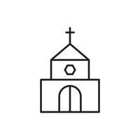 vector de iglesia para presentación de icono de símbolo de sitio web