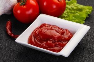 salsa de tomate foto