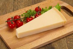 Italian traditional parmesan cheese triangle photo