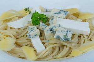 Pasta with cheese photo