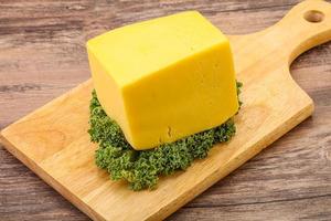 Yellow tilsiter cheese dairy product photo