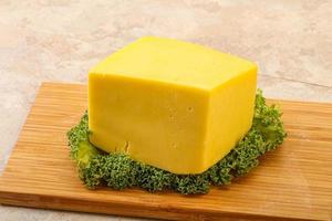 Yellow tilsiter cheese dairy product photo