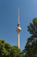 torre de televisión en berlín mitte foto