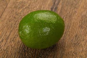 Ripe green lime photo