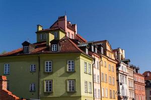 plaza del castillo en varsovia, polonia foto