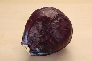 Red bright cabbage photo