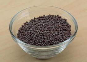 Black mustard seeds photo