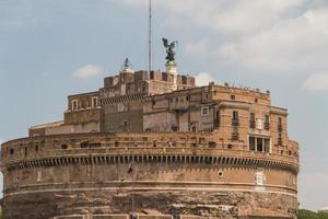 The Mausoleum of Hadrian, known as the Castel Sant'Angelo in Rome, Italy. photo
