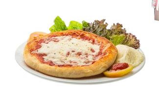 Pizza with tomato and cheese photo