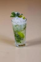 Mojito with lime photo