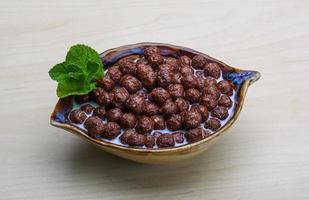 bolas de cereales para el desayuno foto