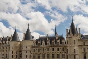 Historic building in Paris France photo