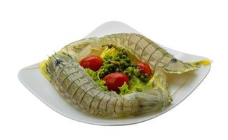 Raw Spiny lobster photo