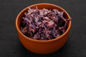 Cole slaw salad with cabbage photo