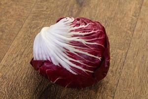 Fresh radicchio salad photo