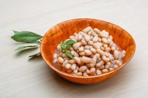 White canned beans photo