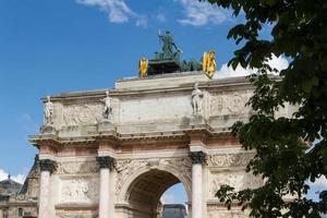 Historic building in Paris France photo