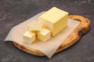 Dairy natural yellow butter piece photo