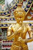 Detail of Grand Palace in Bangkok, Thailand photo