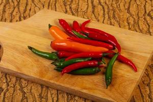 Chili pepper heap photo