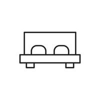 bedroom vector for website symbol icon presentation