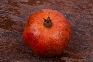 Ripe tasty pomegranate photo
