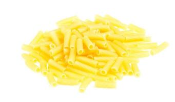 macro closeup of penne pasta background texture photo