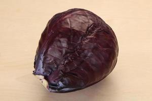 Red bright cabbage photo