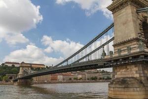 Chain Bridge of Budapest, Hungary photo
