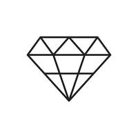 Diamond vector for website symbol icon presentation