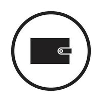 wallet vector icon for website symbol presentation