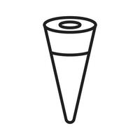 vector de helado para presentación de icono de símbolo de sitio web