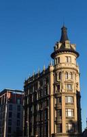 Buildings' facades of great architectural interest in the city of Barcelona - Spain photo