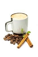 Coffee witn cinnamon photo