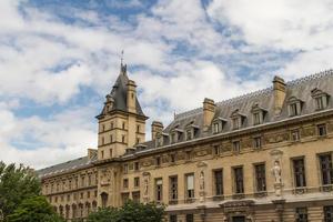 Historic building in Paris France photo