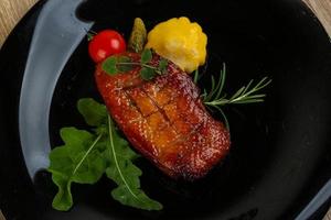 Roasted duck breast photo